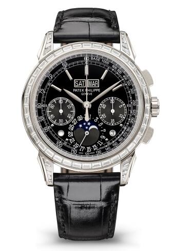 Best replica Patek Philippe Grand Complications Perpetual Calendar Chronograph 5271 Platinum watch 5271P-010